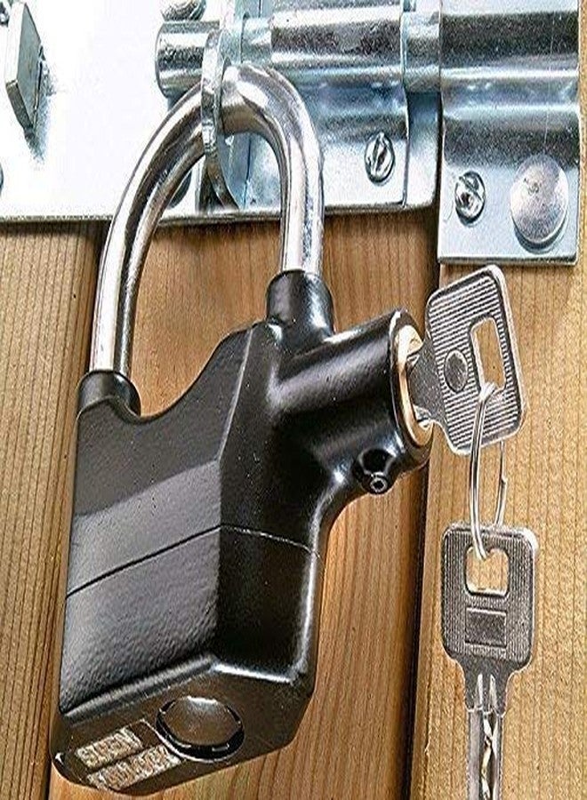 Rexmon Anti Theft Sensor Security Alarm Padlock Electronic Alarm Padlock for Main Door/Bike/Bicycle/Office/Shop with 110dB Alarm Pad Locks - Image 4